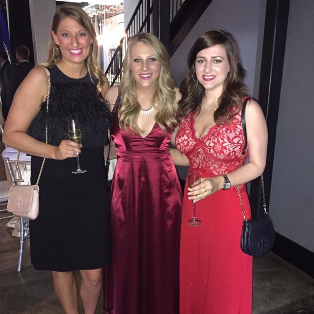 Revolve plunge front maxi dress - Picture 6 of 6